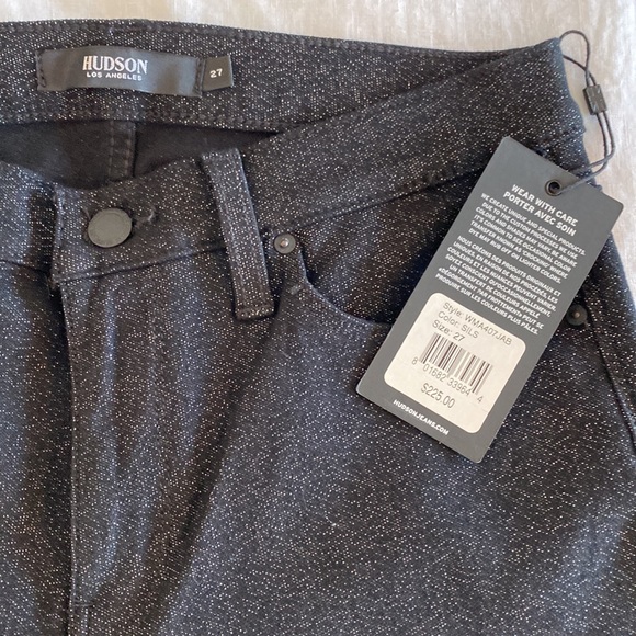 🖤Hudson Jeans🖤
Nico Mid-Rise Skinny Ankle Glitter Black Jeans - Picture 7 of 16